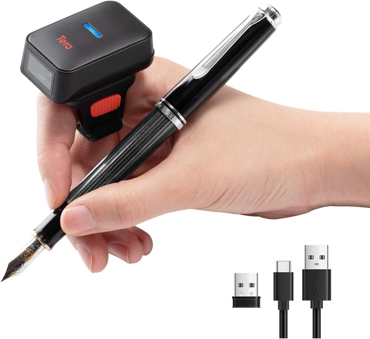 Wireless Ring Barcode Scanner with Bluetooth X161198