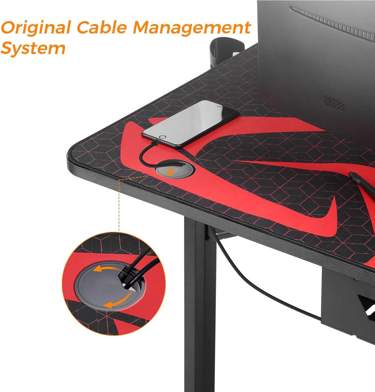 60 inch Gaming Desk with Mouse Pad N678