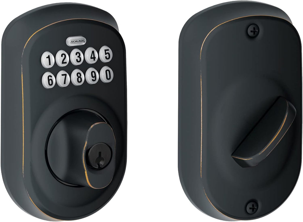 Keypad Deadbolt Electronic Keyless Entry Lock U36420