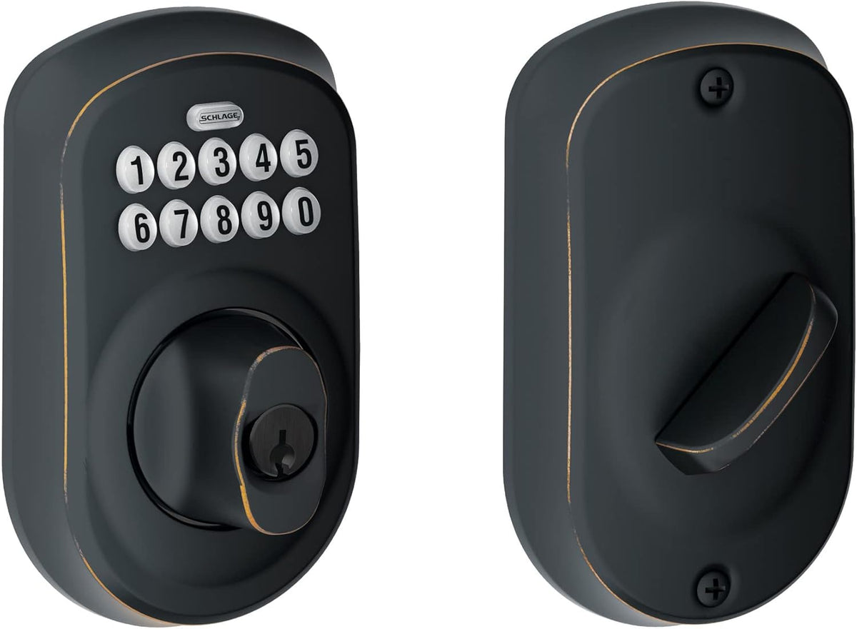 Keypad Deadbolt Electronic Keyless Entry Lock U36420