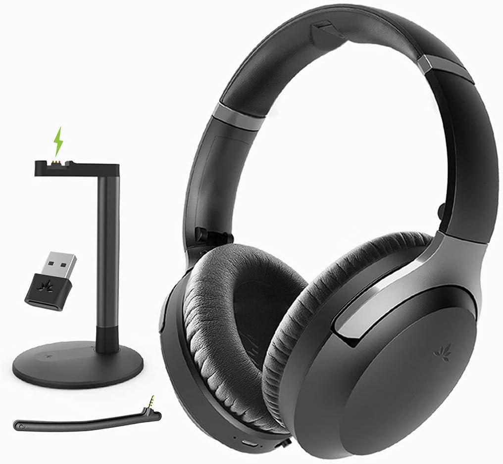Multipoint Bluetooth Headphones with Detachable Boom Microphone W33437