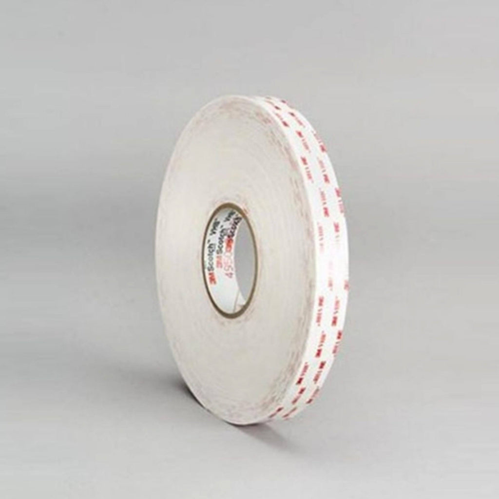 White VHB Tape 1/2 in x 72 yd Y6591