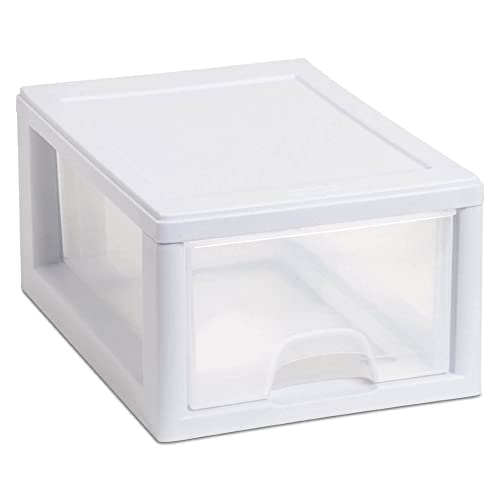 Clear 27 Quart Stacking Drawer R7418