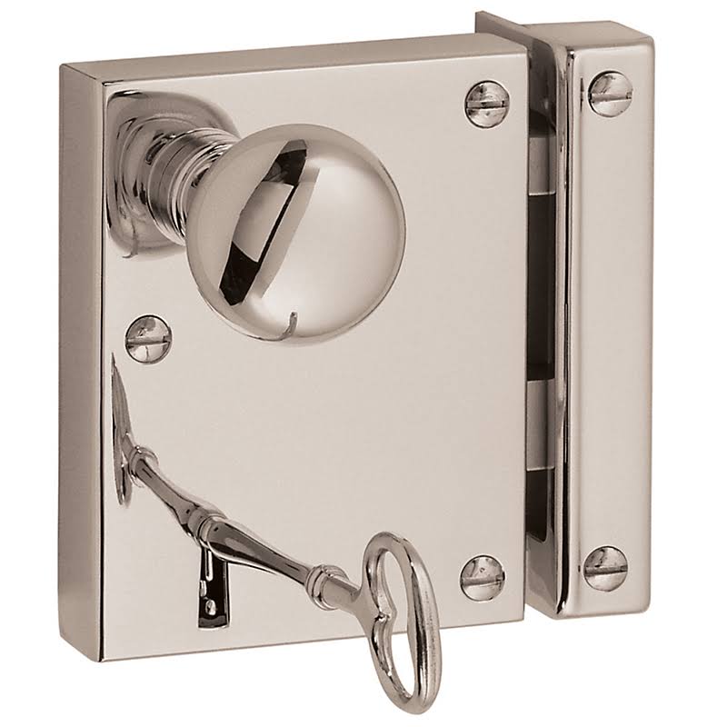 Small Vertical Rim Lock Polished Chrome Right Hand J7790