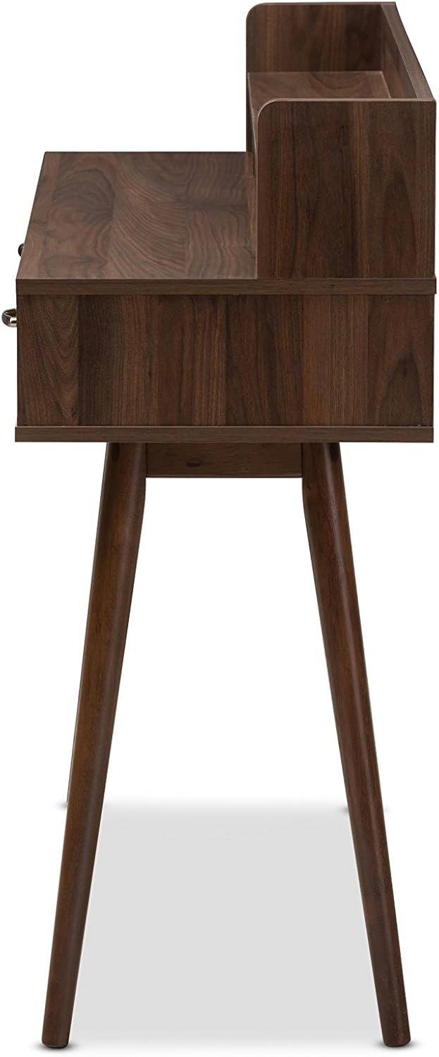 Walnut Brown 2-Drawer Desk X561887