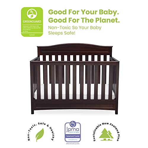 White 4-in-1 Convertible Baby Crib S30268