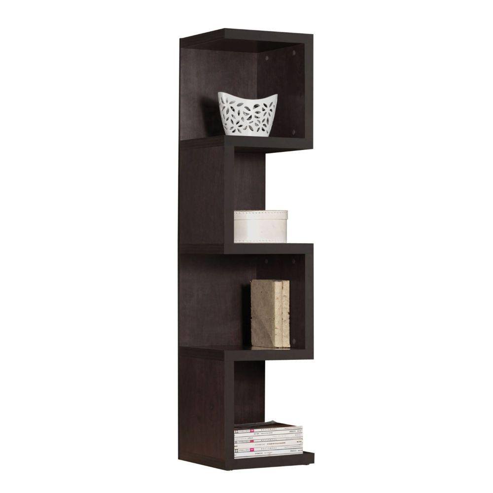 Large Espresso Bookcase O654