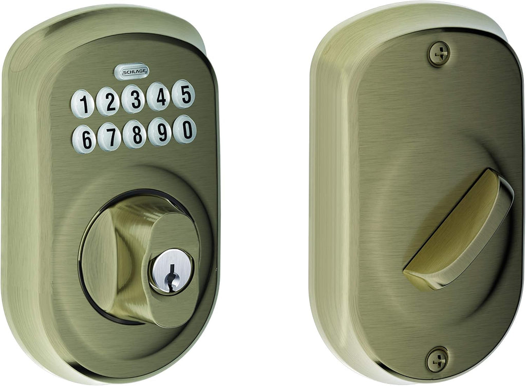 Keypad Deadbolt Electronic Keyless Entry Lock U36420