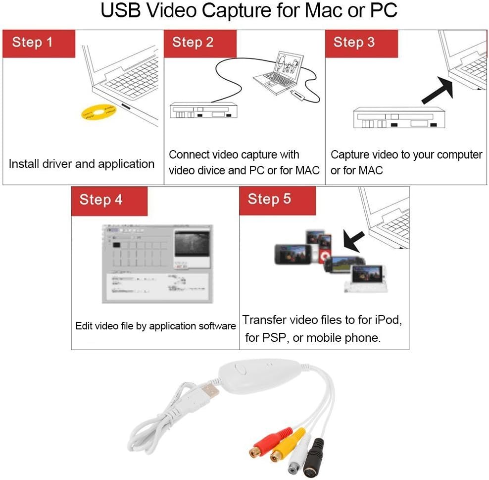 USB Audio S-Video Video Capture Card C8927