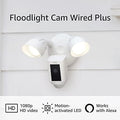 White Floodlight Cam with 1080p HD video X2366