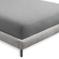 2-Pack Microfiber Fitted Bottom Sheets Deep Pocket California King Light Grey G88586