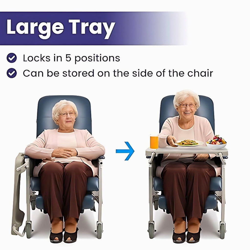 Reclining Geri Chair, 3 Positions, 500 Lbs Weight Capacity B8450
