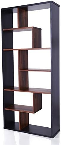 Espresso Walnut Cube Bookcase G5486