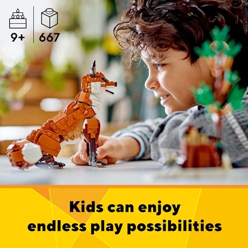 Red Fox Forest Animals Building Toy A726983
