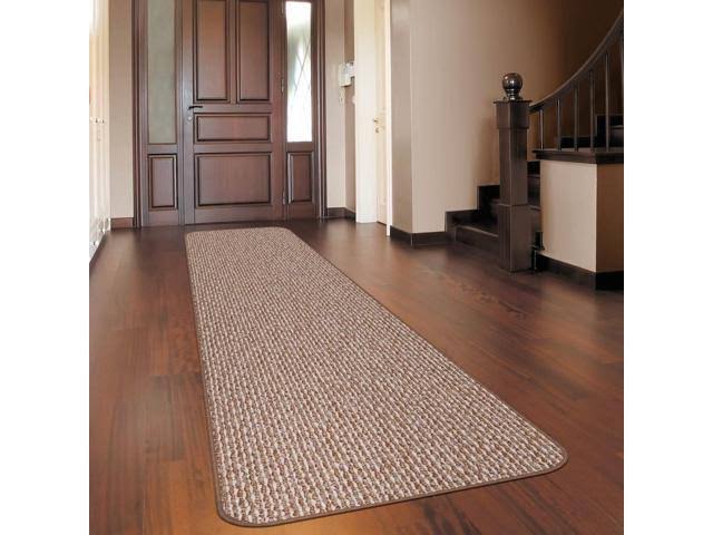 Praline Brown Skid-Resistant Carpet Runner K5194