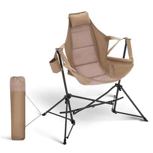 Blue Adjustable Folding Camping Chair with Cup Holder C7419
