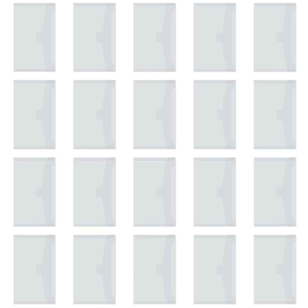 35 Pcs Transparent Storage Bins with Lids O5713