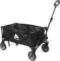 Black Folding Collapsible Camp Wagon Cart Q699