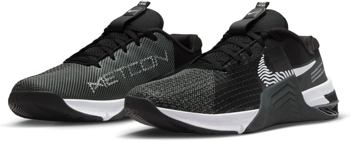Black Dark Smoke Grey White Men Training Shoe V180