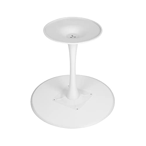 Black Round Dining Table with Metal Pedestal Base G6897