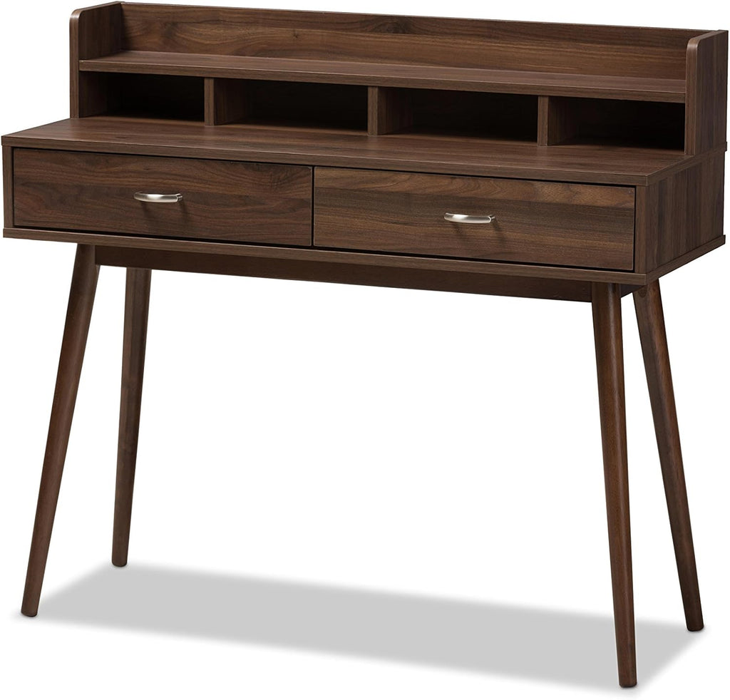Walnut Brown 2-Drawer Desk X561887