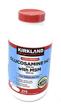 Extra Strength Glucosamine HCI 1500mg with MSM 1500 mg, 375-Count Tablets I745537