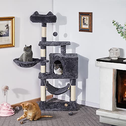 Dark Gray Cat Tree D14305