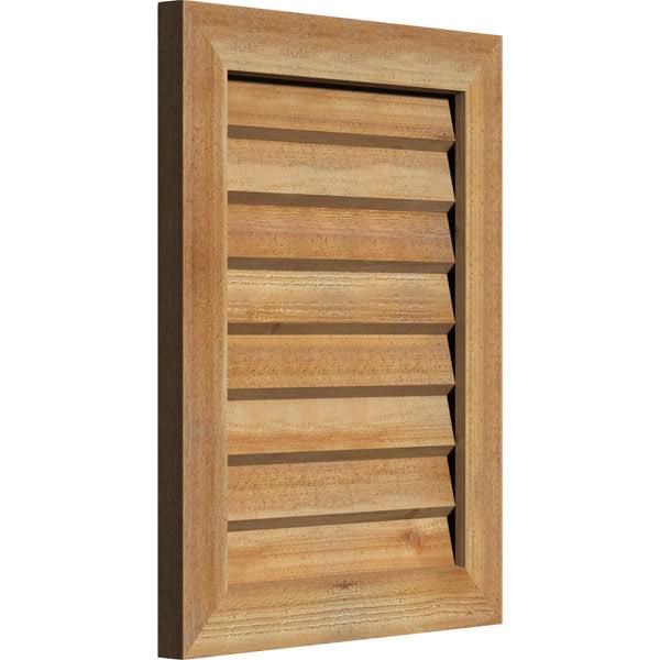 Unfinished Non-Functional Vertical Gable Vent U709