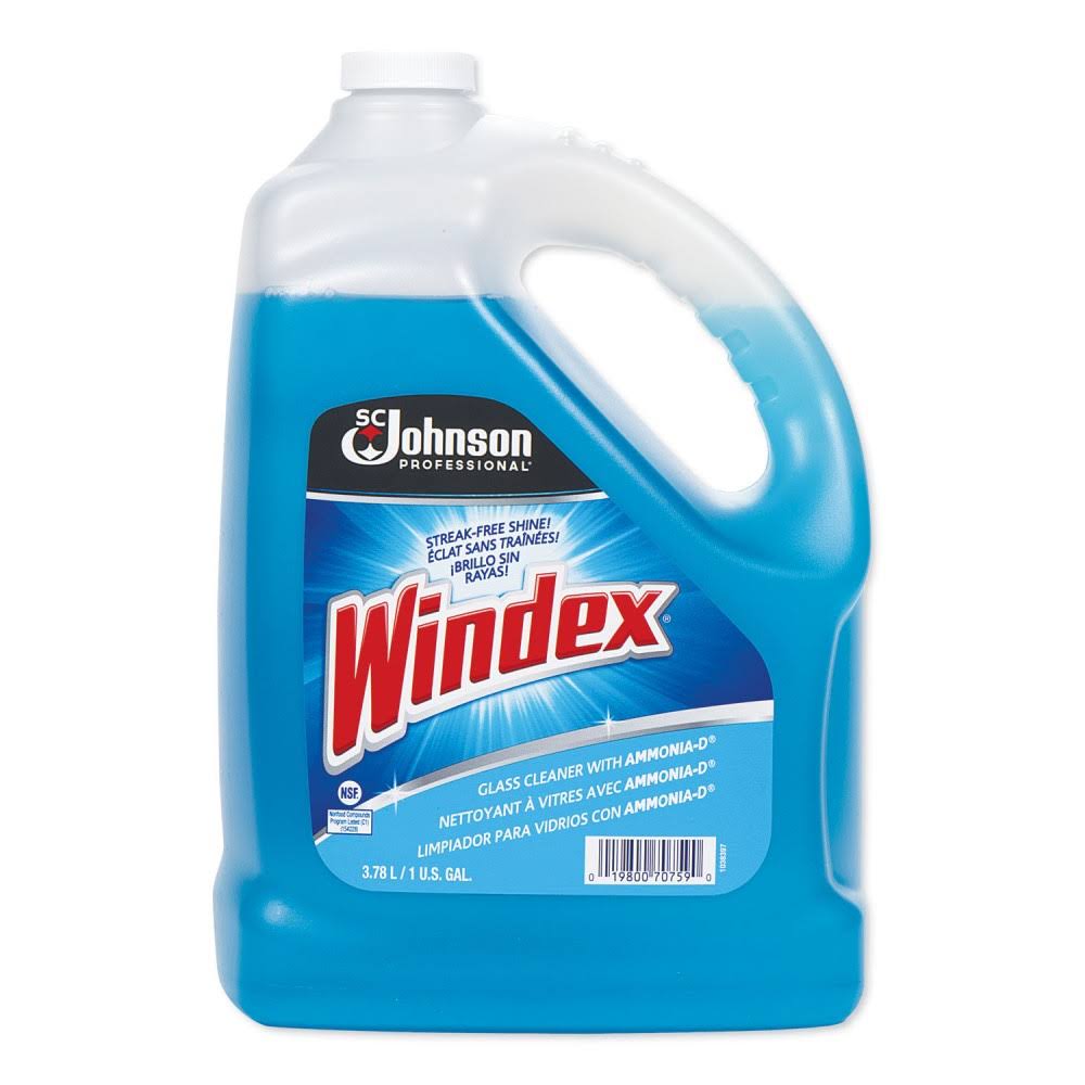 Glass Cleaner with Ammonia-D, 1 Gallon Bottle, 4/Carton D72854