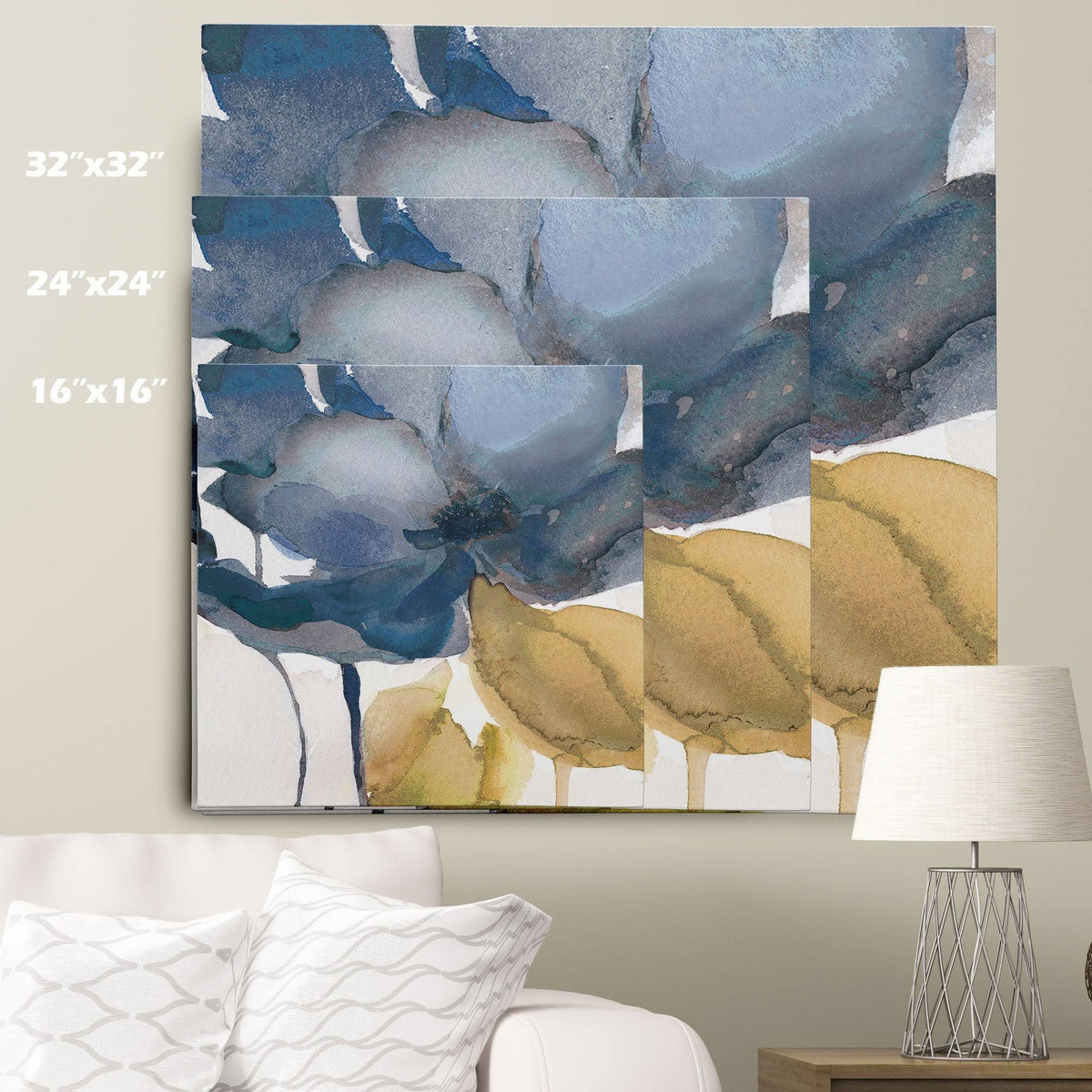 Beige Graphic Art on Wrapped Canvas G20929