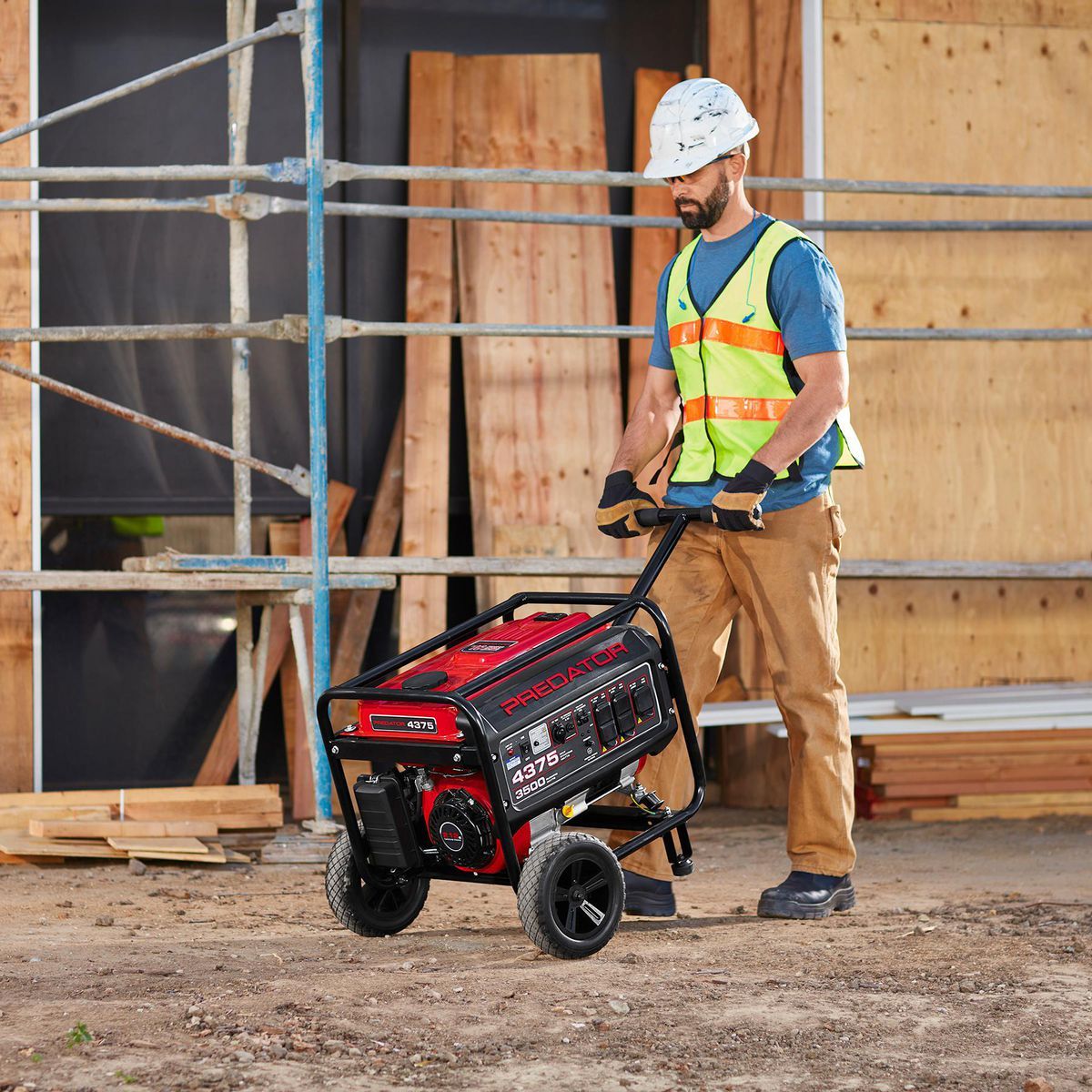 4375 Watt Gas-Powered Portable Generator V2051