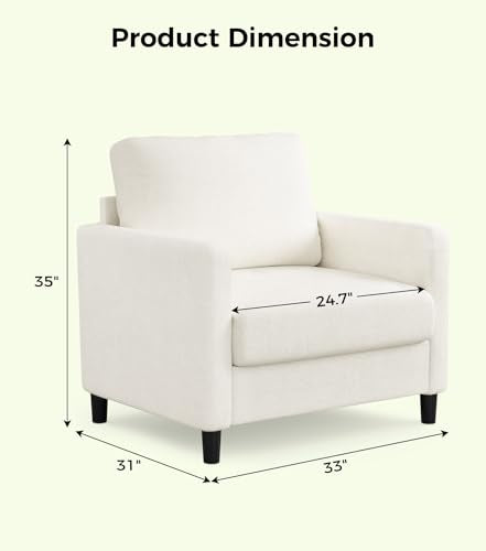 Beige All-Wood Accent Chair W5298