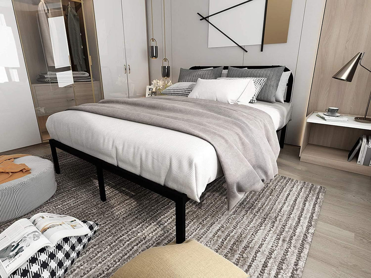 California King Metal Steel Bed Headboard Z750