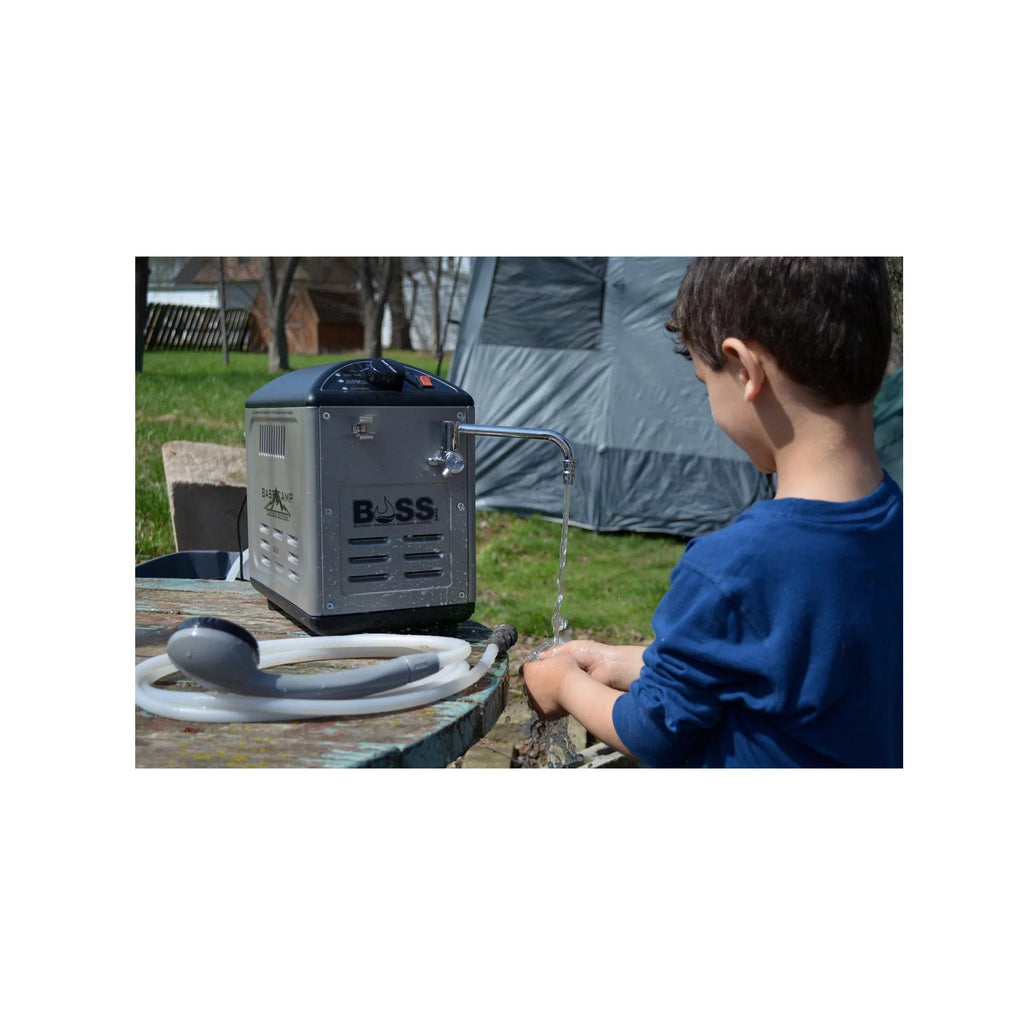 Battery Operated Shower System with 10-Feet Hose B864