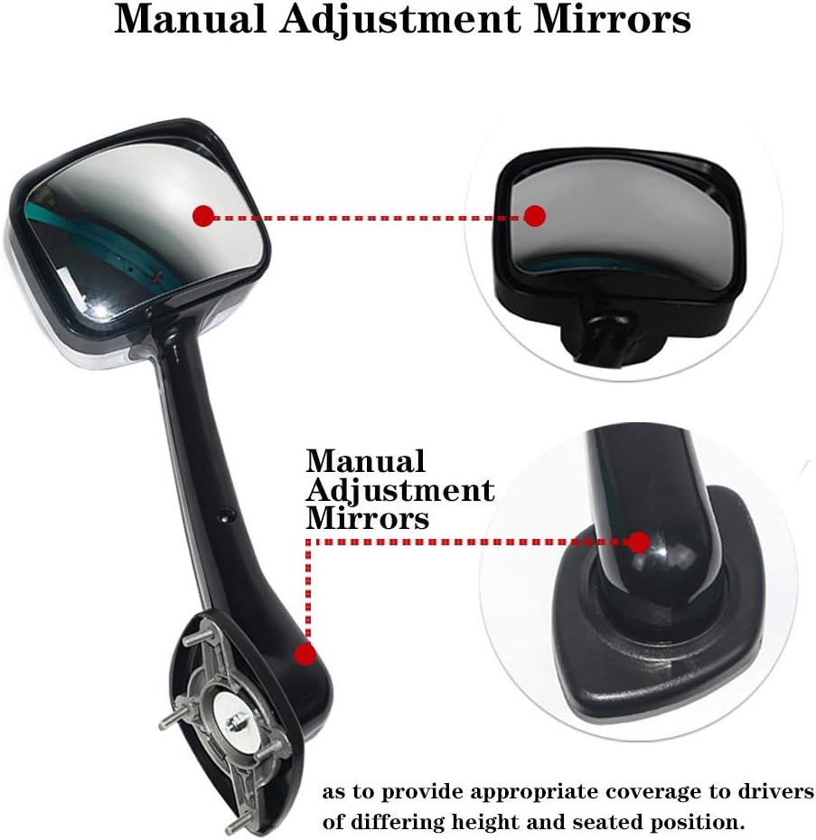 Chrome Hood Mirror Pair Set C239