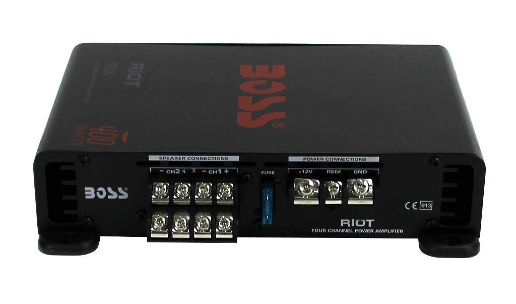 400 Watt 4-Channel Car Audio Amplifier and 8 Gauge Wiring Kit L72169