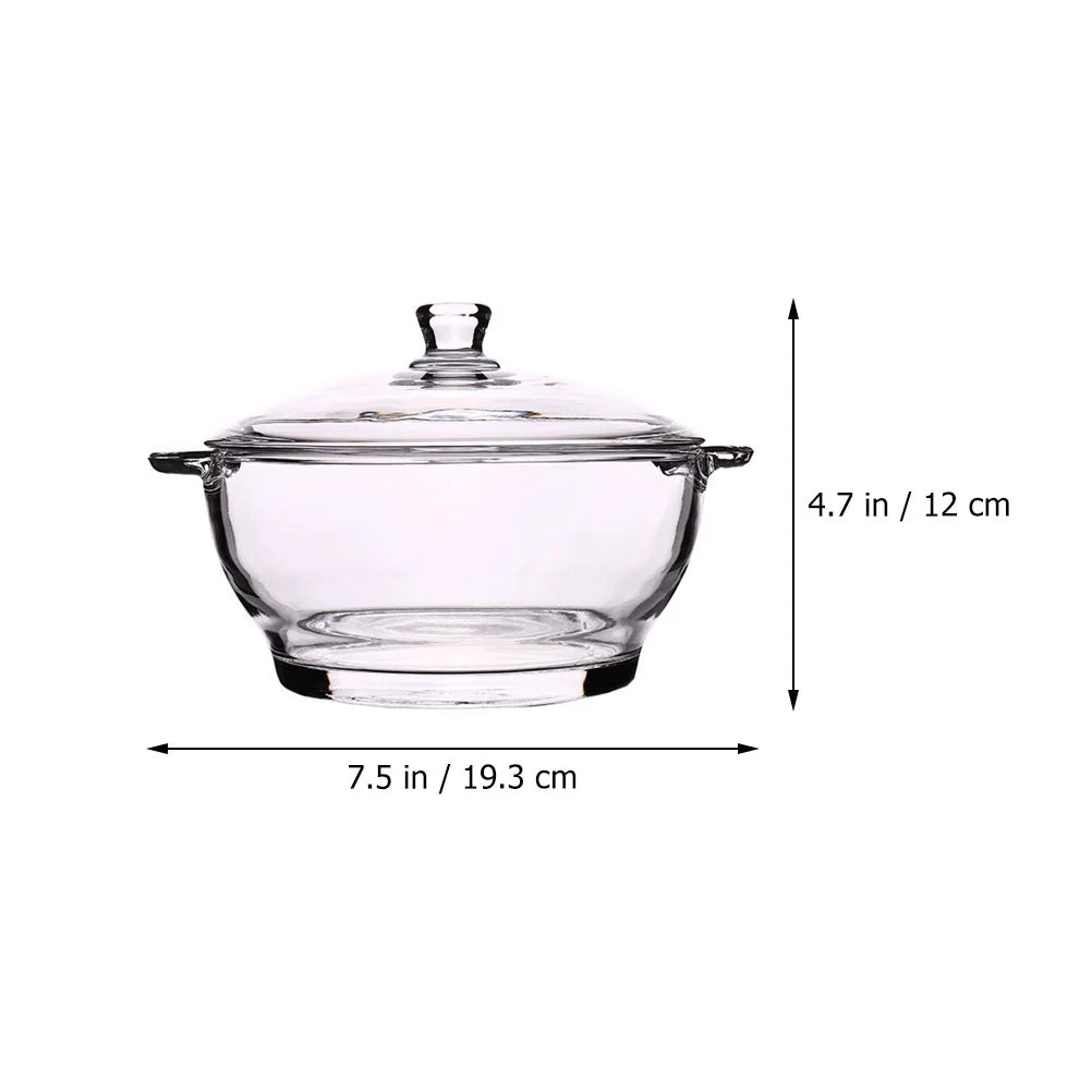 Tempered Glass Salad Bowl G456
