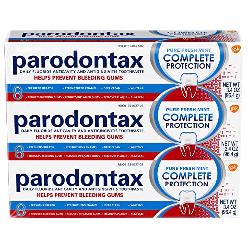 3.4 oz x 3 Pure Fresh Mint Toothpaste F8032