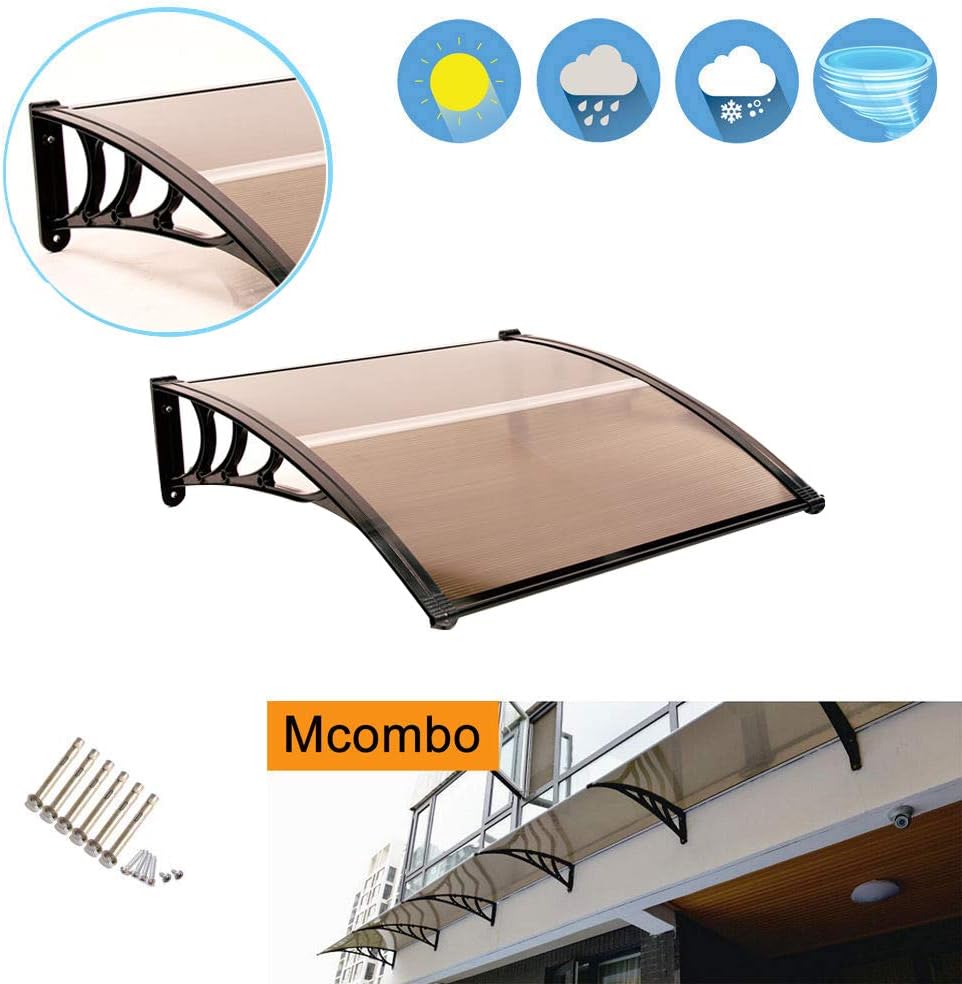 Window Awning Outdoor Polycarbonate Hollow Sheet Canopy O302