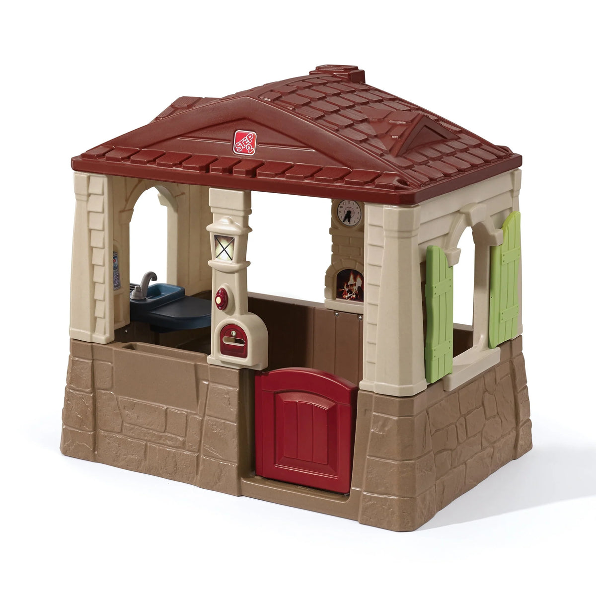 Brown Plastic Playhouse J6051