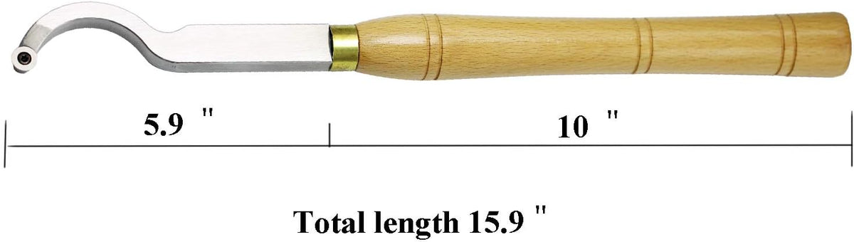 Set of 5 Carbide Tipped Woodturning Lathe Tools 16 inch Q52800