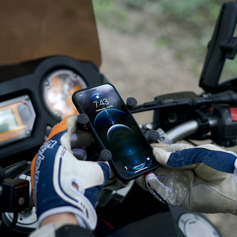 Large Phone Mount with Handlebar U-Bolt Base and Short Arm B2199