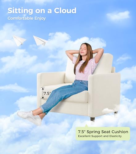 Beige All-Wood Accent Chair W5298