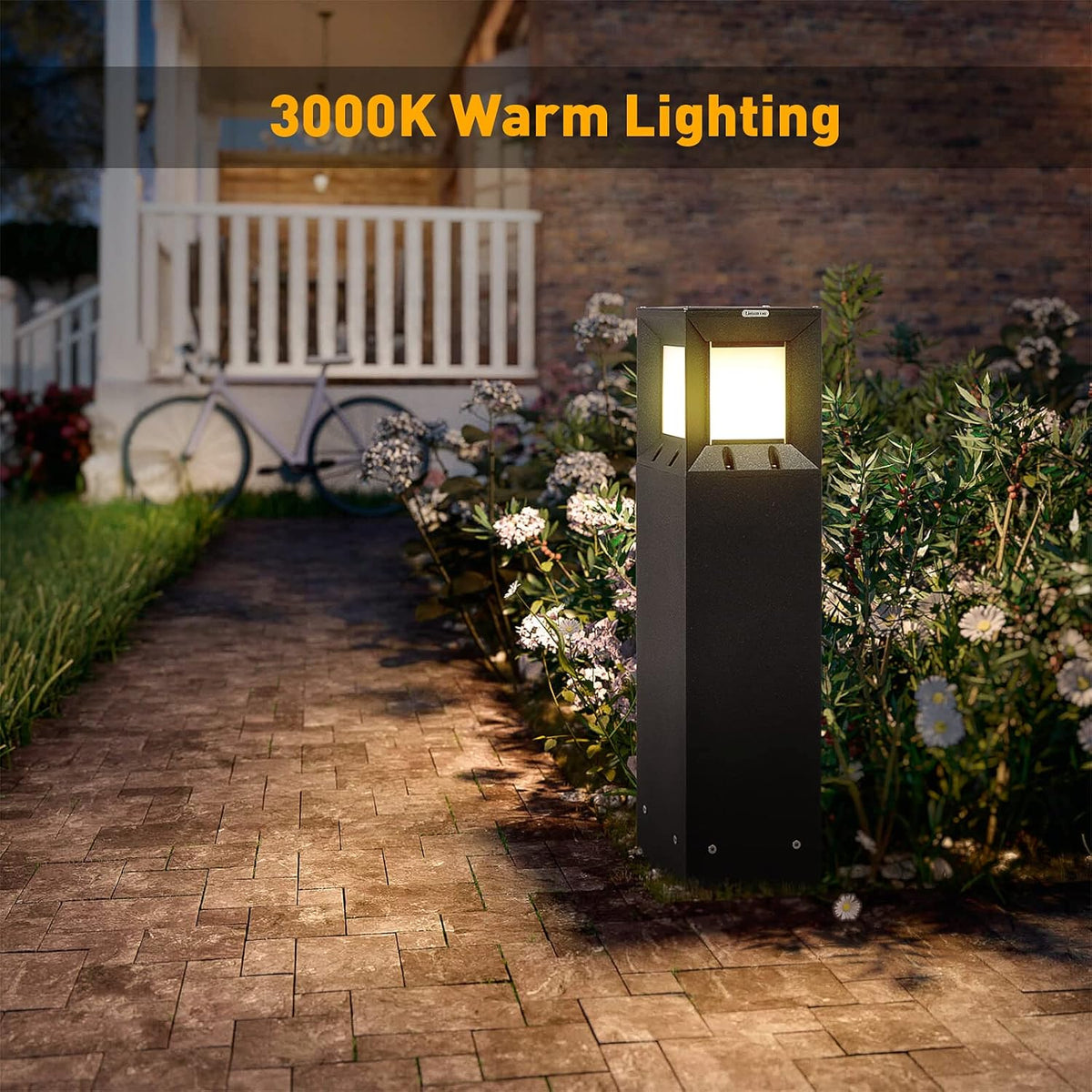 32 Inches Outdoor Bollard Light with IP54 Waterproof LED Lighting T8102