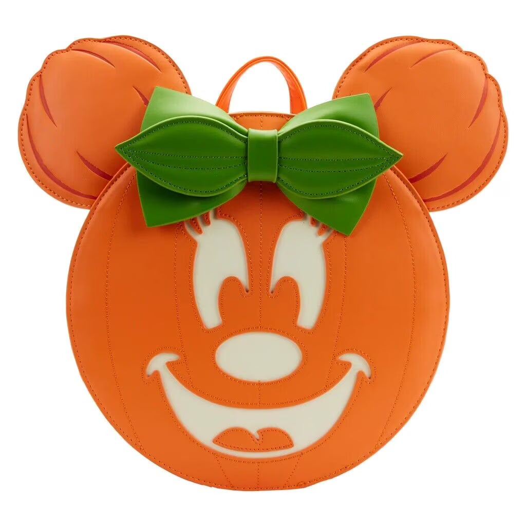 Disney Minnie Pumpkin Double Strap Shoulder Bag Purse F19508