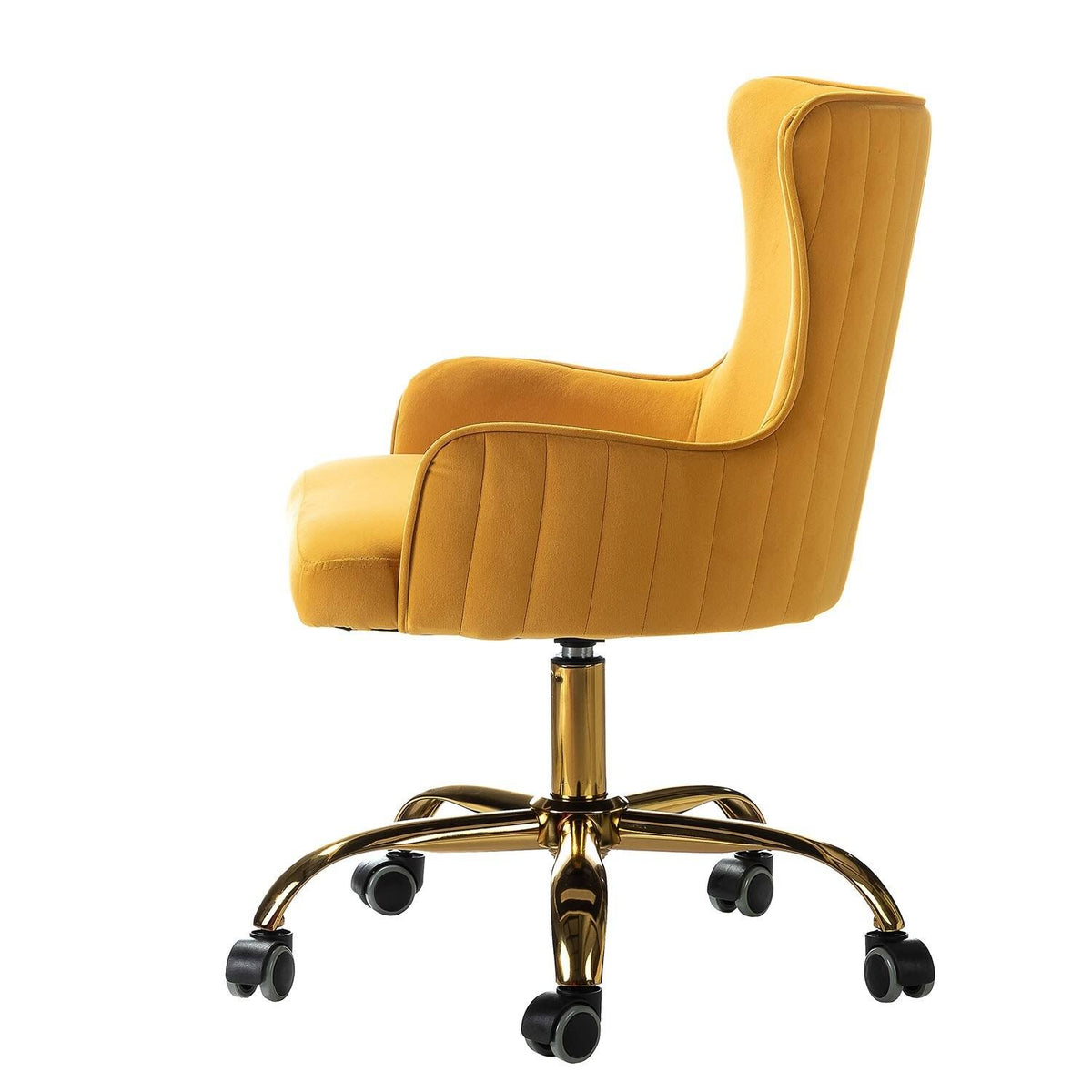 Blue Task Chair with Golden Base L806