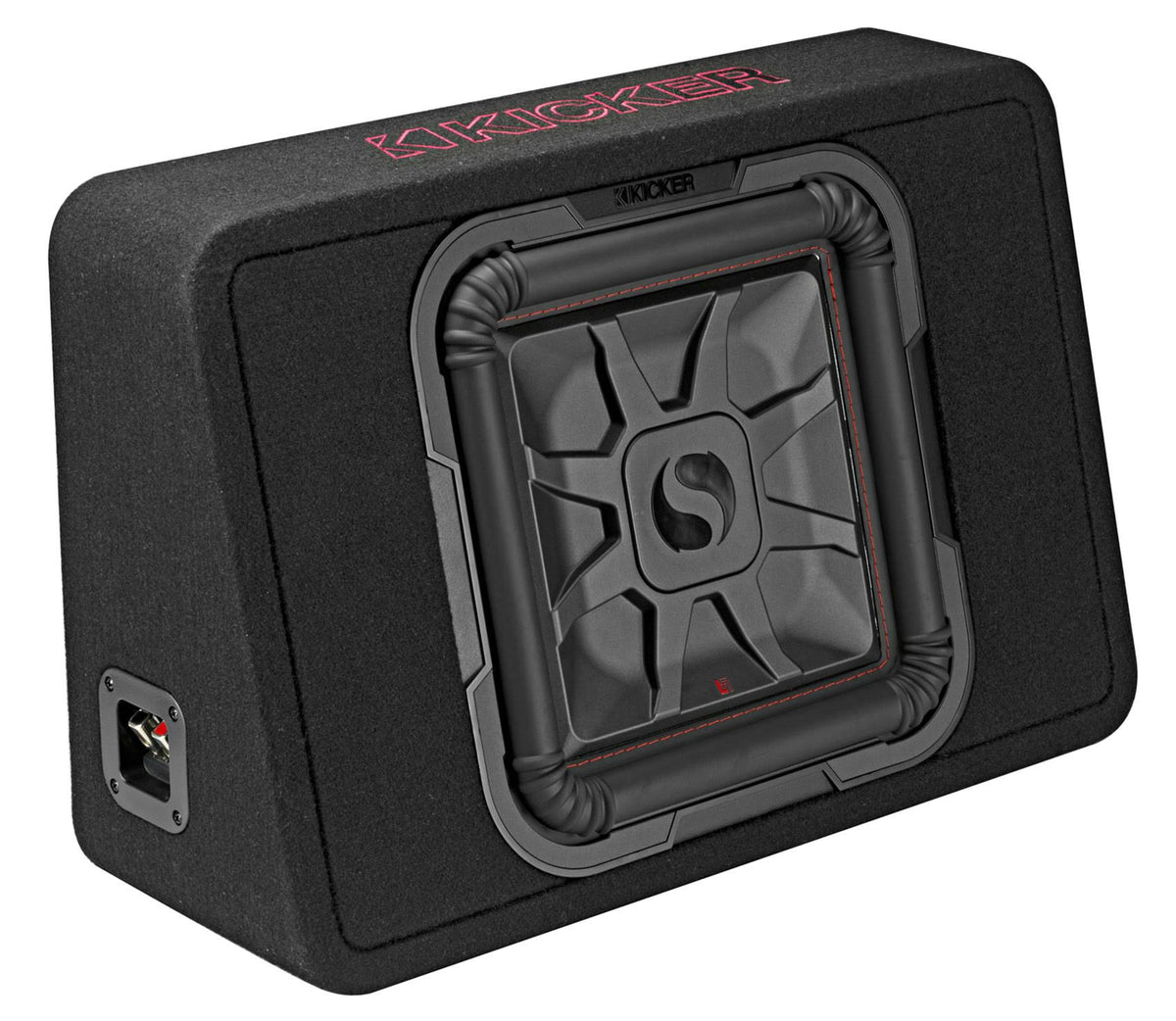 12 inch 4 Ohm 600W RMS Truck Subwoofer Enclosure, Black Q9465