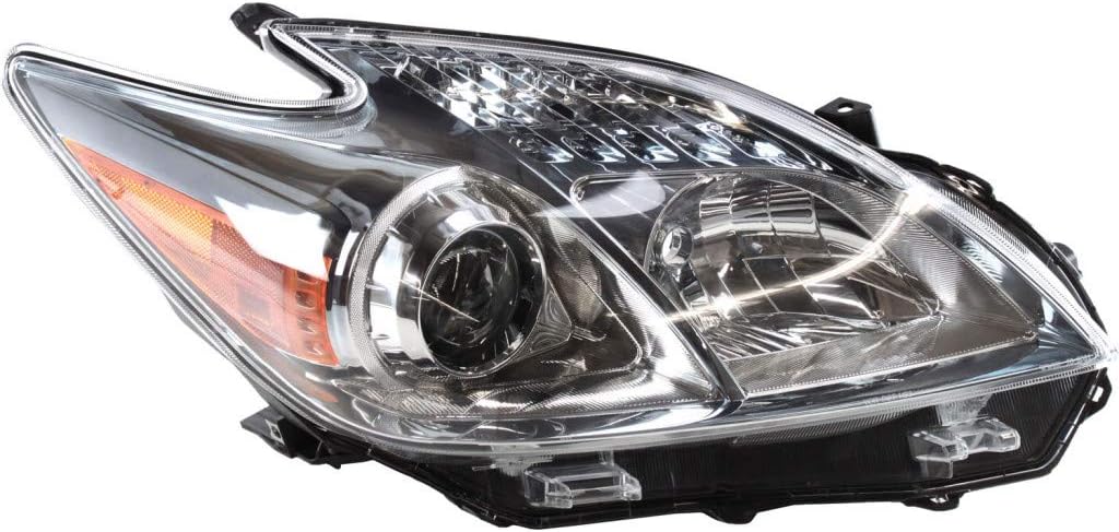 Passenger Side Halogen Headlight Assembly for Toyota Prius 2010 2011 K692