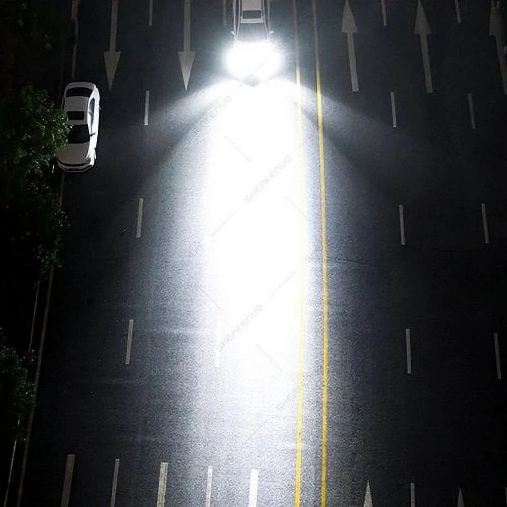 H4 9003 Dual Beam LED Bulbs, H11 Fog Light, 6500k Cool White, IP68 Waterproof I71606