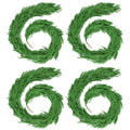 6 Ft 2 Pcs Artificial Norfolk Pine Garland Q920779